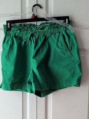 LOFT Emerald Green Drawstring Athletic Shorts